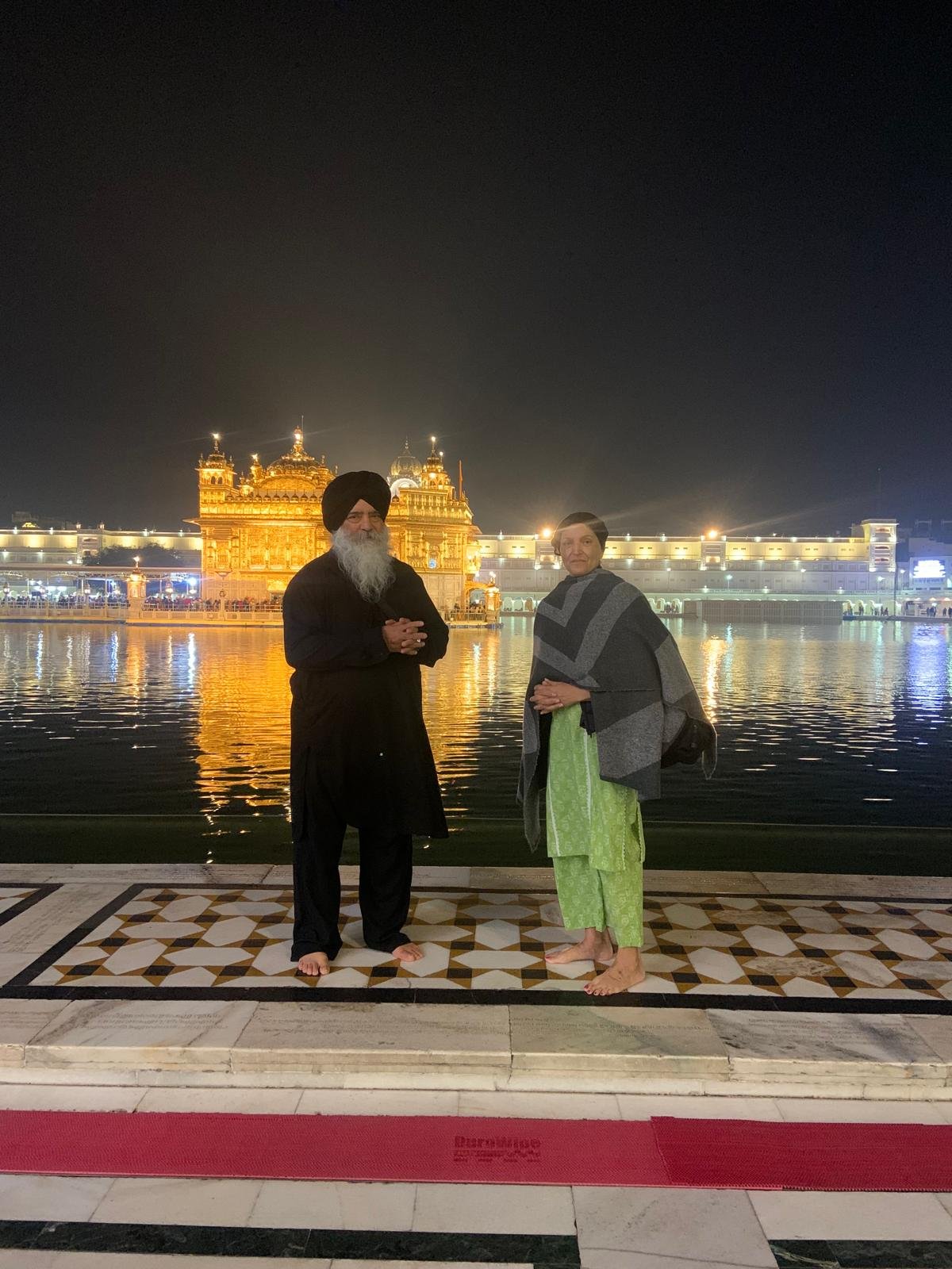 Pres. Balbinder S. Nanuwan at Sri Harmandir Sahib, Amritsar