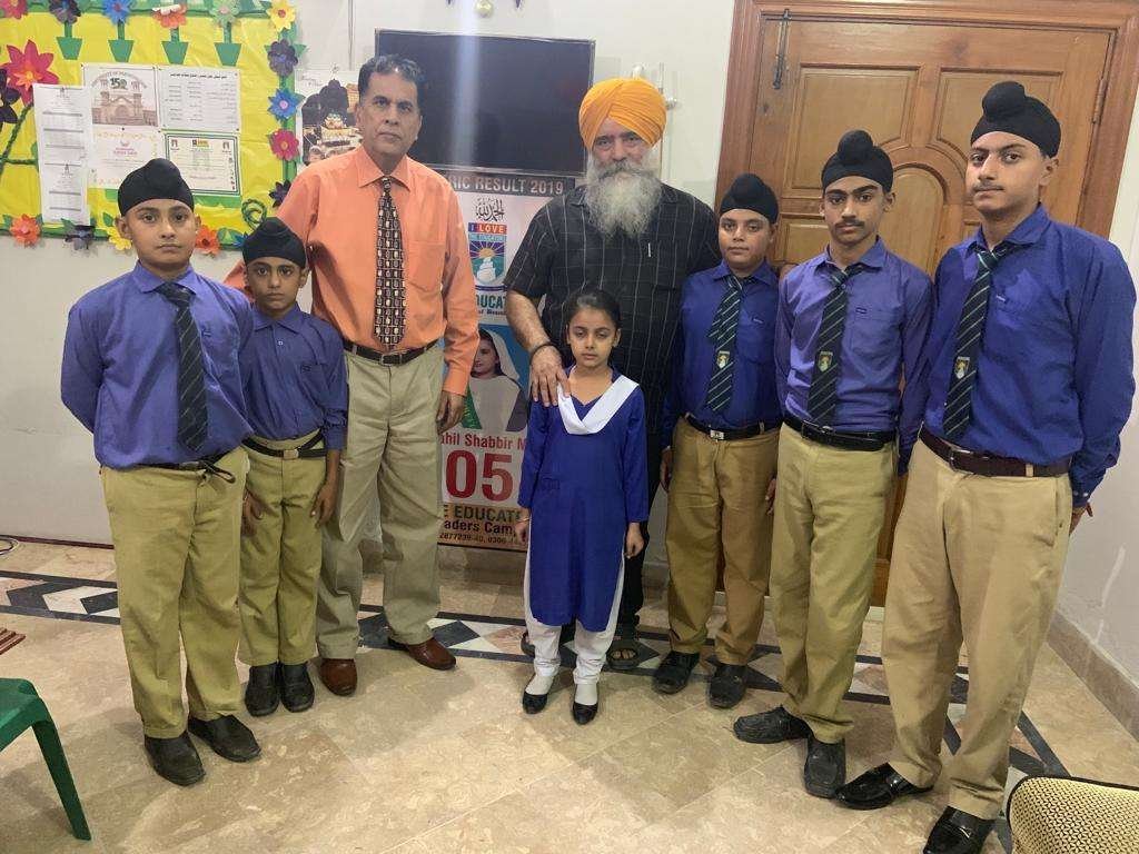 Children learning in school